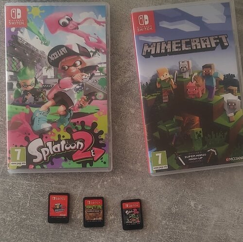 Περισσότερες πληροφορίες για "Switch Games Odyssey , Minecraft, Splatoon 2"