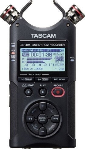 Περισσότερες πληροφορίες για "Tascam DR-40X"