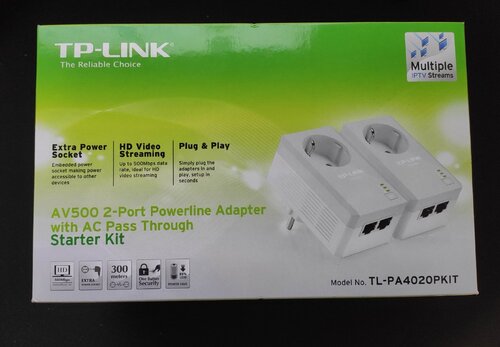 Περισσότερες πληροφορίες για "TP-LINK AV500 / 2-Port Powerline Adapter"