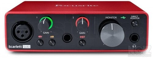 Περισσότερες πληροφορίες για "Κάρτα ήχου Focusrite Scarlett Solo 3rd Gen | Άριστη κατάσταση"