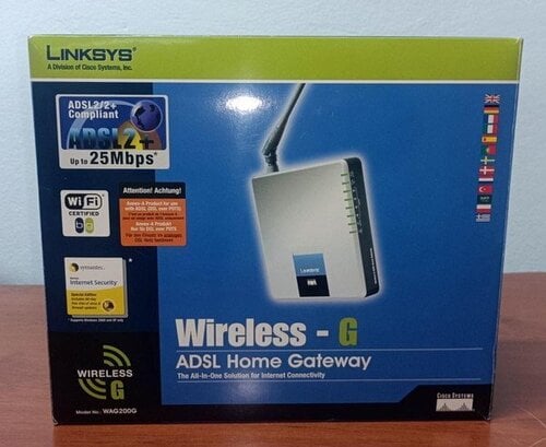 Περισσότερες πληροφορίες για "linksys wag200"