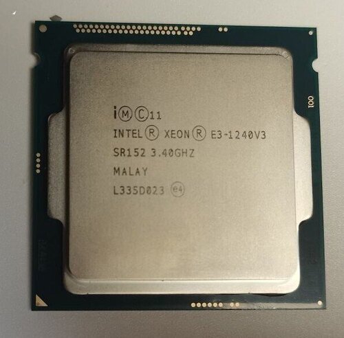 Περισσότερες πληροφορίες για "Intel Xeon E3-1240 v3 SOCKET 1150"