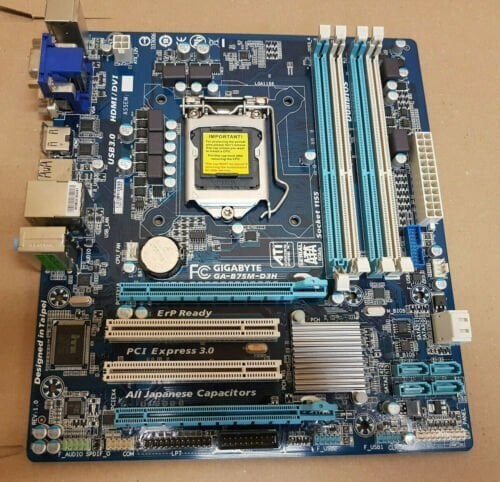 Περισσότερες πληροφορίες για "GIGABYTE GA-B75M-D3H (REV. 1.1) LGA 1155"