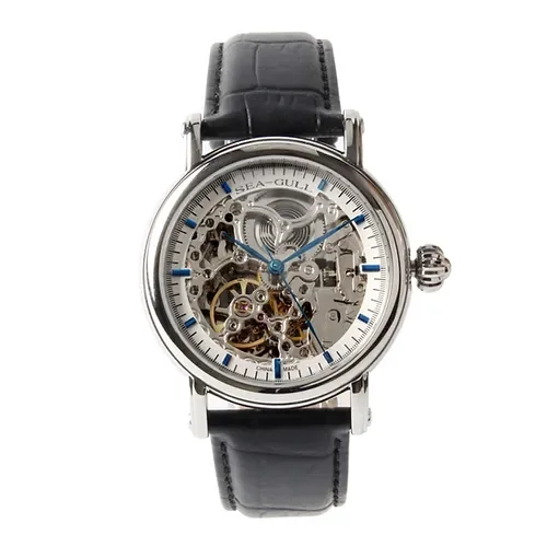 Περισσότερες πληροφορίες για "Seagull Double Skeleton M182SK Blue / Black Hand Automatic Watch"