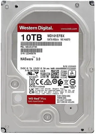 Περισσότερες πληροφορίες για "Western Digital Red Pro WD101EFBX"