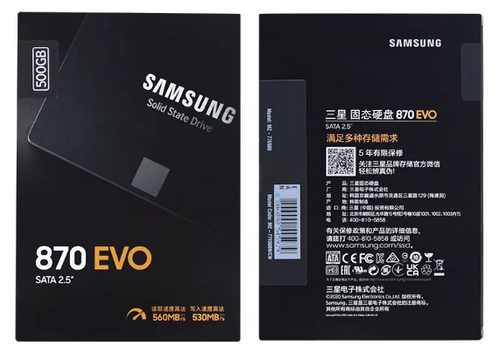 Περισσότερες πληροφορίες για "Samsung 870 Evo SSD 500GB 2.5'' SATA III ΣΦΡΑΓΙΣΜΕΝΟΣ!!"