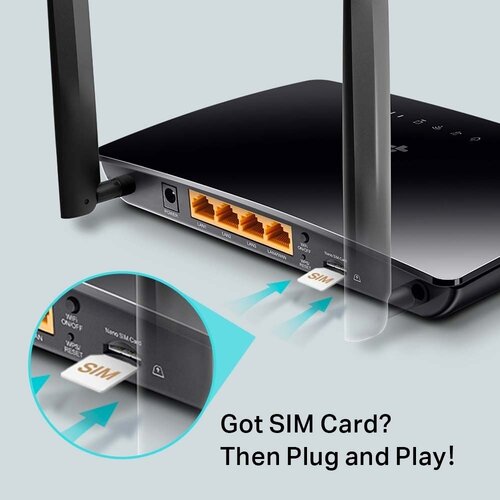 Περισσότερες πληροφορίες για "4G+ Router με καρτα SIM Tp-Link MR200 LTE  Dual Band AC750"