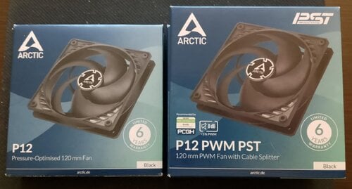 Περισσότερες πληροφορίες για "Arctic P12 PWM PST Pressure-Optimised 120mm Fan Black/Black"