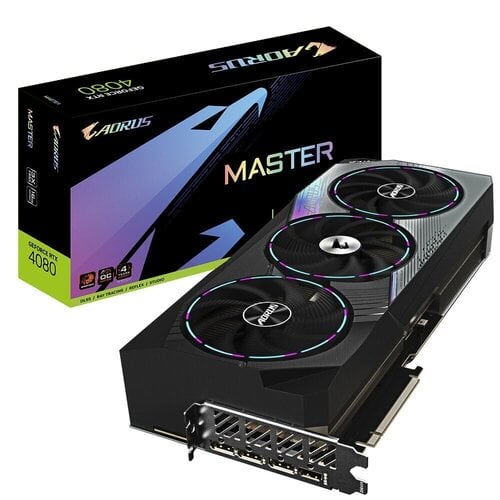 Περισσότερες πληροφορίες για "Gigabyte AORUS GeForce RTX 4080 MASTER"