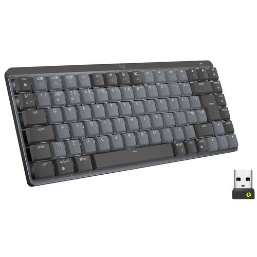 Περισσότερες πληροφορίες για "Logitech MX Mechanical Mini Silent Ασύρματο Bluetooth Πληκτρολόγιο Γκρι (US)"