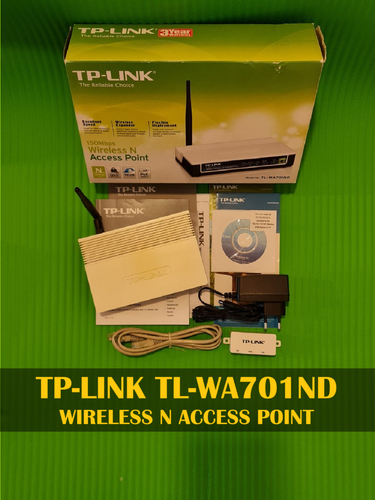 Περισσότερες πληροφορίες για "TP-LINK TL-WA701ND WIRELESS N ACCESS POINT (WIFI EXTENDER)"