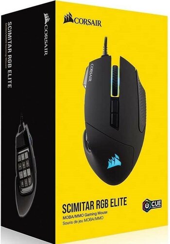 Περισσότερες πληροφορίες για "Corsair Scimitar RGB Elite Gaming 18000 DPI (MMO MOUSE)"