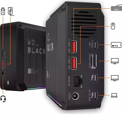 Περισσότερες πληροφορίες για "WD Ext. SSD D50 Black Game Dock NVMe 0TB Μαύρο-ΚΑΙΝΟΥΡΓΙΟ ΜΕ ΕΓΓΥΗΣΗ"