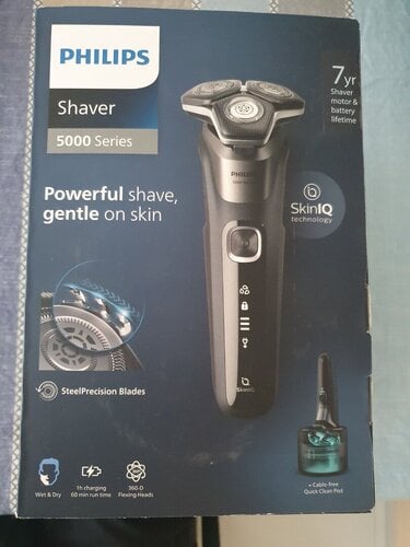 Περισσότερες πληροφορίες για "Philips Shavers 5000 Series S5887/50 Ξυριστική Μηχανή Προσώπου Επαναφορτιζόμενη Quick Clean Pod"