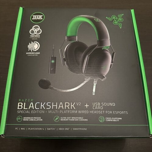 Περισσότερες πληροφορίες για "Razer BlackShark V2 Special Edition Over Ear"