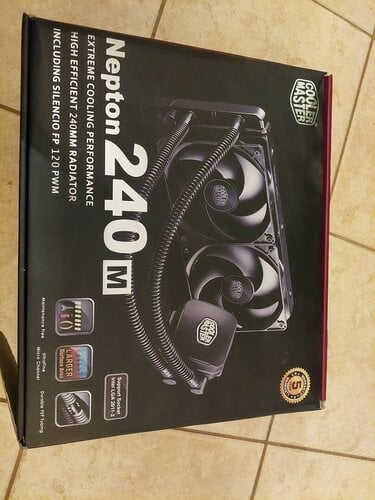 Περισσότερες πληροφορίες για "COOLERMASTER NEPTON 240M"