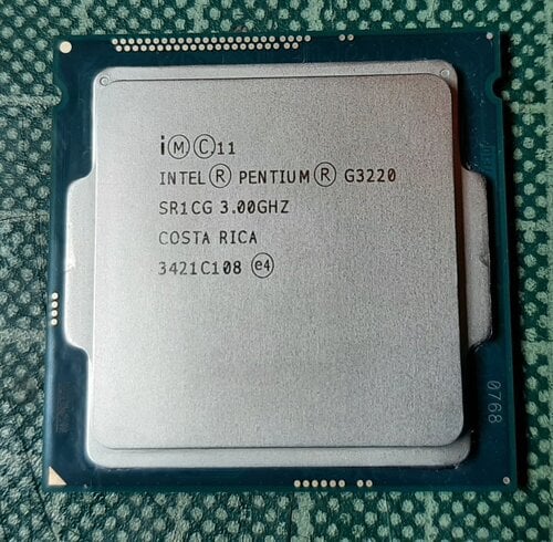 Περισσότερες πληροφορίες για "Intel Pentium G3220"