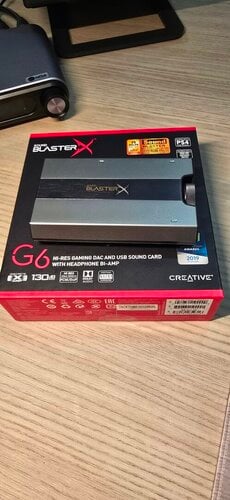 Περισσότερες πληροφορίες για "Creative Labs Sound BlasterX G6"