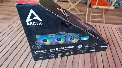 Περισσότερες πληροφορίες για "Arctic Liquid Freezer II 420 A-RGB Υδροψυξη Επεξεργαστή"