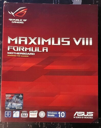 Περισσότερες πληροφορίες για "ASUS MAXIMUS VIII FORMULA πακέτο"