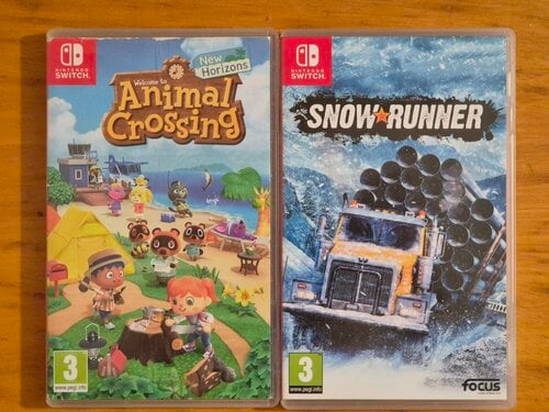 Περισσότερες πληροφορίες για "Nintendo Switch Games : Animal Crossing + Snowrunner , Αθήνα"