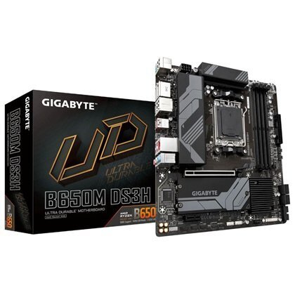 Περισσότερες πληροφορίες για "Gigabyte Motherboard B650M DS3H (B650/AM5/DDR5)"