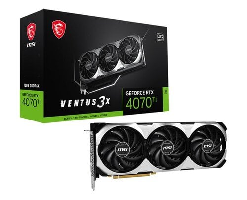 Περισσότερες πληροφορίες για "MSI GeForce RTX 4070 Ti VENTUS 3X 12G OC"