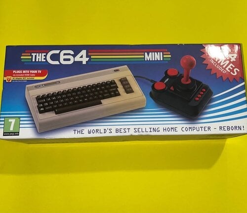 Περισσότερες πληροφορίες για "Κονσόλα Koch Media The C64 Mini ολοκαίνουργια - αχρησιμοποίητη στο κουτί της"