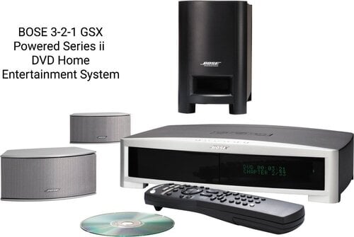 Περισσότερες πληροφορίες για "BOSE 3-2-1 GSX Powered Series ii DVD Home Entertainment System 2.1 Silver"