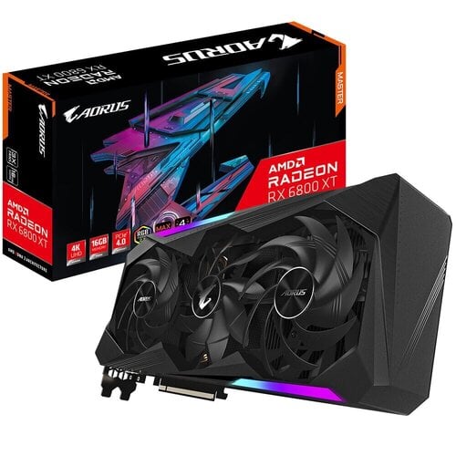 Περισσότερες πληροφορίες για "Gigabyte AORUS Radeon RX 6800 XT MASTER 16G"