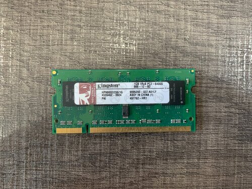 Περισσότερες πληροφορίες για "Μνήμη RAM για Laptop Kingston HPK800D2S6/1G DDR2 | Κωδ.: 91"