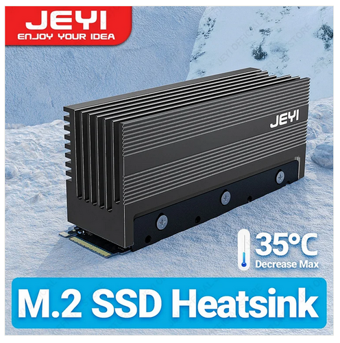 Περισσότερες πληροφορίες για "JEYI M.2 2280 SSD HeatSink Cooler, Heavy Duty Aluminum Convective Heat Sink (ΣΦΡΑΓΙΣΜΕΝΟ)"