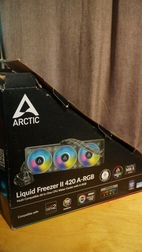 Περισσότερες πληροφορίες για "Arctic Liquid Freezer II 420 A-RGB"