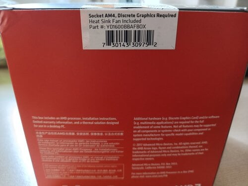 Περισσότερες πληροφορίες για "AMD Ryzen 1600 AF (YD1600BBAFBOX)"