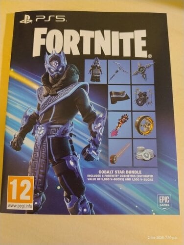 Περισσότερες πληροφορίες για "PS5 FORNITE voucher code (5000+1000 vbucks)"