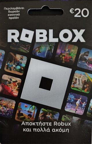 Περισσότερες πληροφορίες για "Κάρτα Roblox 20€"