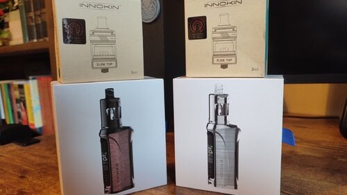 Περισσότερες πληροφορίες για "Innokin Kroma-R kit (με Zlide tank) + Innokin Zlide Top tank + μπαταρίες 18650 + αντιστάσεις Z-Coil"