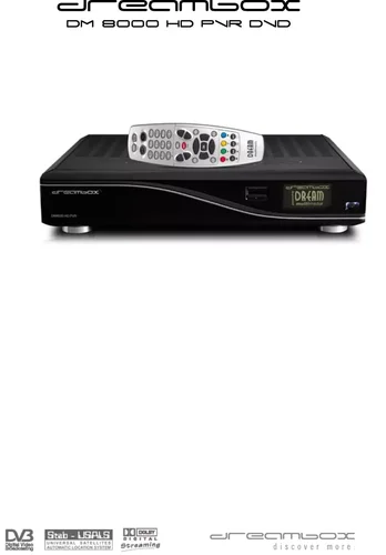 Περισσότερες πληροφορίες για "Dreambox 8000 hd pvr + 2TB + DVB-T+DVB-S2+DVB-C"