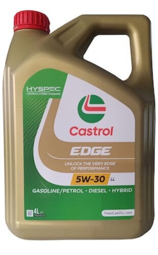 Περισσότερες πληροφορίες για "Λάδια Castrol Edge LL 5W30 4 Λίτρα"