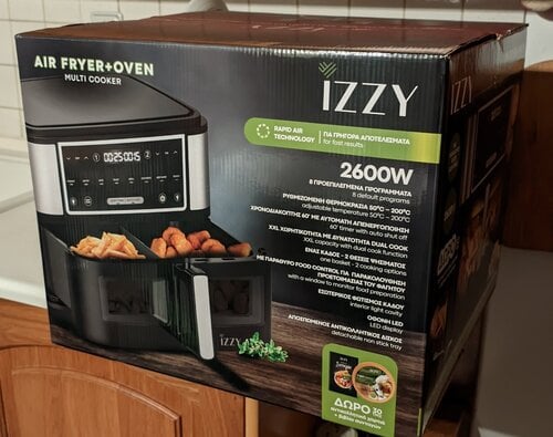 Περισσότερες πληροφορίες για "Air Fryer 10lt IZZY ουσιαστικά καινούριο"