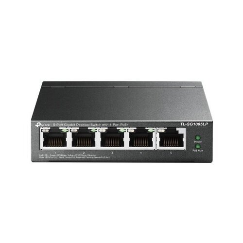 Περισσότερες πληροφορίες για "TP-LINK TL-SG1005LP v2 Unmanaged L2 PoE+ Switch με 4 Θύρες Gigabit (1Gbps) Ethernet"