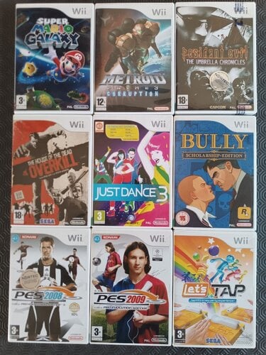 Περισσότερες πληροφορίες για "(9) Wii Games"