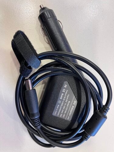 Περισσότερες πληροφορίες για "Dell laptop car adapter, 90W, model YD195-462"