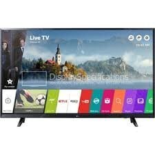 Περισσότερες πληροφορίες για "tv lg 43"