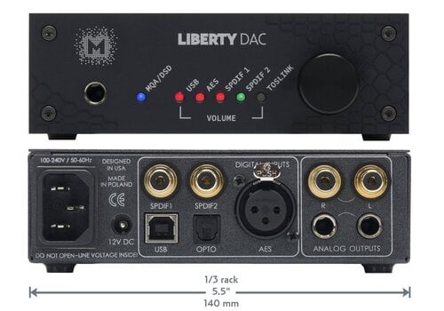 Περισσότερες πληροφορίες για "Mytek Liberty DAC"