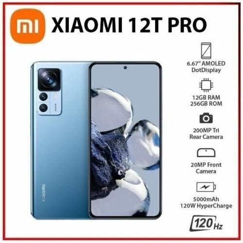 Περισσότερες πληροφορίες για "Xiaomi 12T Pro (Μπλε/256 GB)"