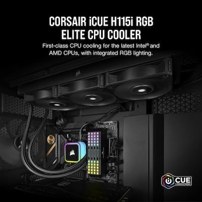 Περισσότερες πληροφορίες για "Corsair iCUE H115i RGB Elite"