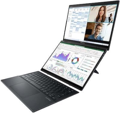 Περισσότερες πληροφορίες για "Asus ZenBook Duo UX8406MA-OLED-PZ192X 14" 120Hz (Ultra 7-155H/16GB/1TB SSD/W11 Pro) (GR Keyboard)"