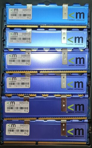 Περισσότερες πληροφορίες για "DDR3 1,5V-1,6V 12 GB (6 x 2 GB) σε κασετίνα"