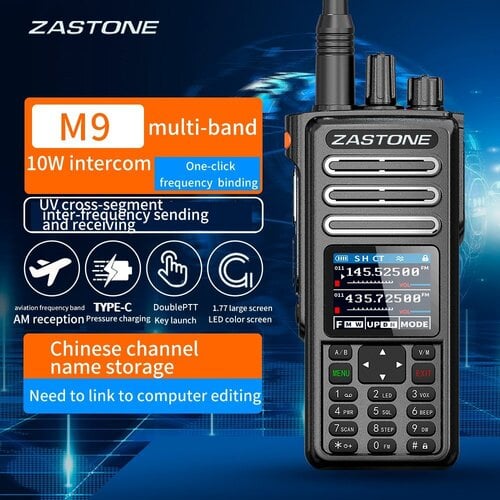 Περισσότερες πληροφορίες για "ZASTONE M9 10W Walkie Talkie"